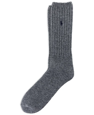 Polo Ralph Lauren Men's Wool Rib Boot Single Socks