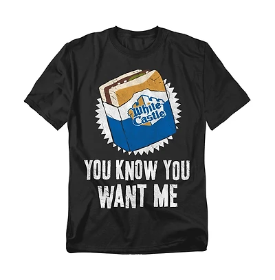 Logovision Big & Tall White Castle Want Me T-Shirt