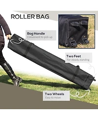 Outsunny 13' x Pop Up Canopy w/ Netting, Weight Bags,