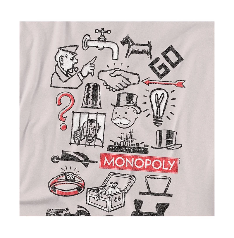 Logovision Men's Monopoly Icons T-Shirt
