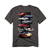 Logovision Men's Ford Mustang Stack T-Shirt