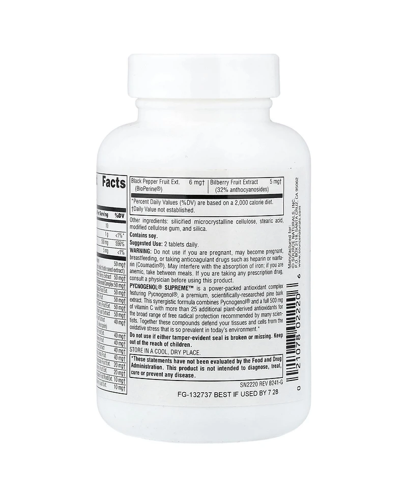 Source Naturals Pycnogenol Supreme