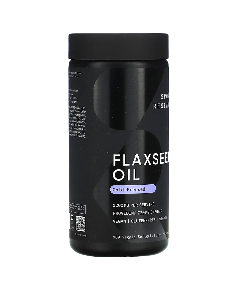 Sports Research Flaxseed Oil 1 200 mg