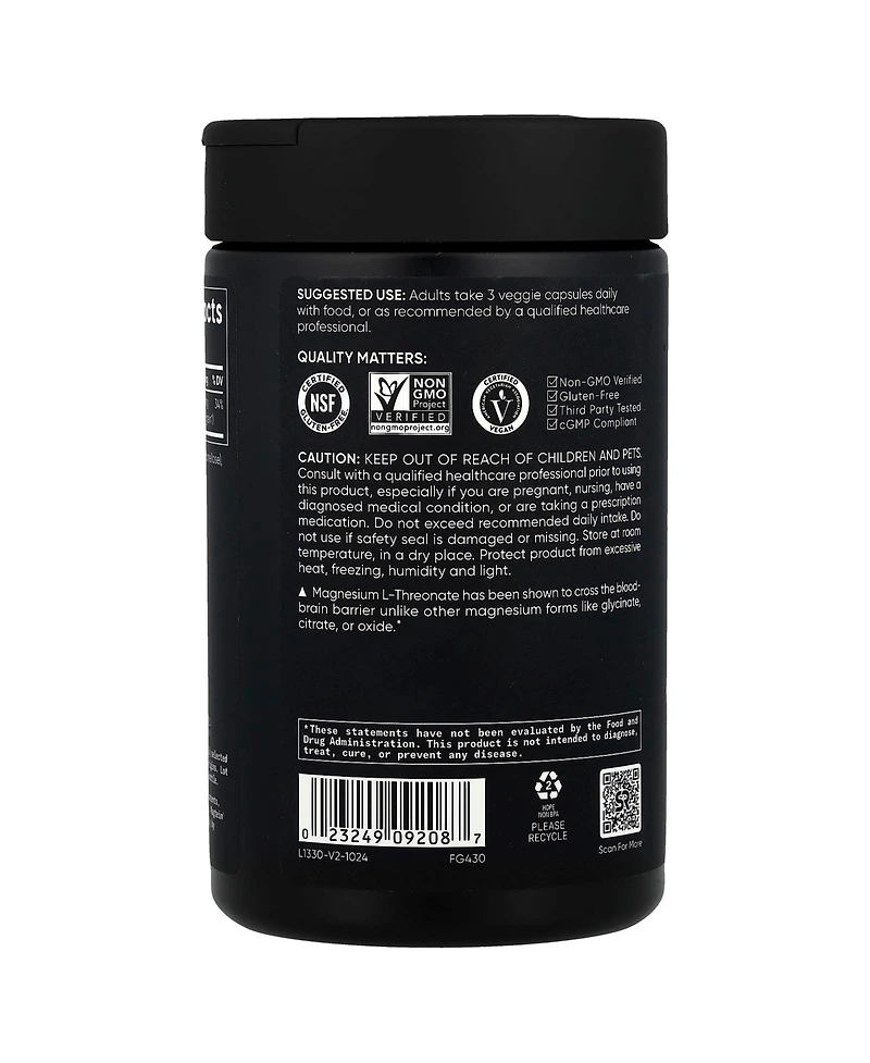 Sports Research Magtein Magnesium L-Threonate