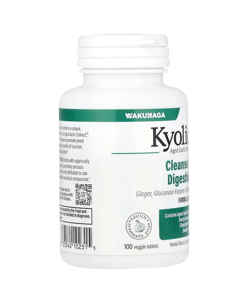 Kyolic #102 Garlic W/Enzyme Veg 100 Tab
