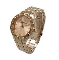 Rose Gold Elegant Rhinestiones Women Watch