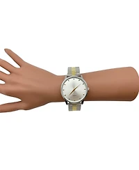 Olivia Pratt Two Tone Simple and Minimalist Thin Women Watch