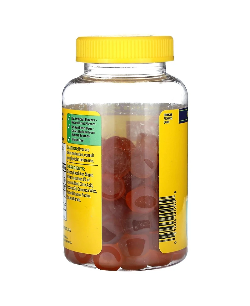 Nature Made Fiber Gummies Orange & Mixed Berry