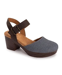 Muk Luks Women's Merritt Closed Toe Quarter Strap Shoe