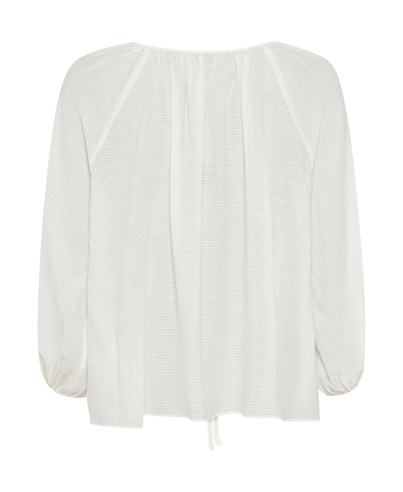 Olsen Women's Tie Neck Tunic Blouse