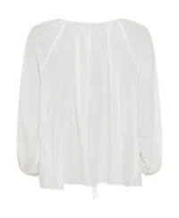 Olsen Women's Tie Neck Tunic Blouse