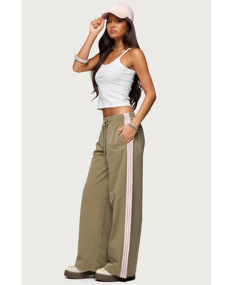 Edikted Women's Annabella Nylon Track Pants