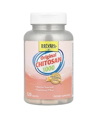 Natural Balance Chitosan 1000mg Fiber Supplement | Healthy Weight Management Formula with