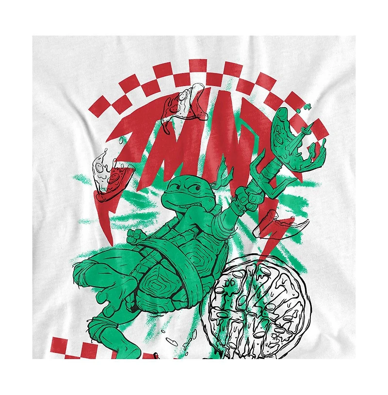 Logovision Men's Tmnt Mutant Mayhem Raphael Pizza T-Shirt