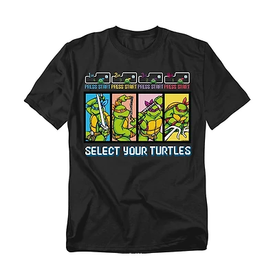 Logovision Men's Tmnt Select Your Turtles T-Shirt