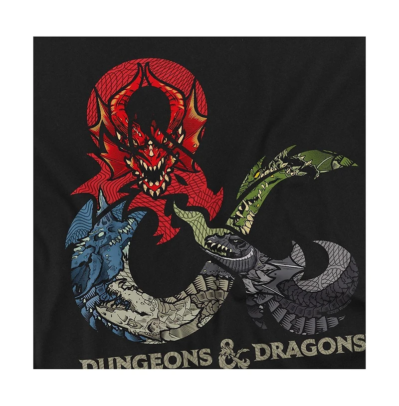 Logovision Men's Dragon Ampersand Logo T-Shirt