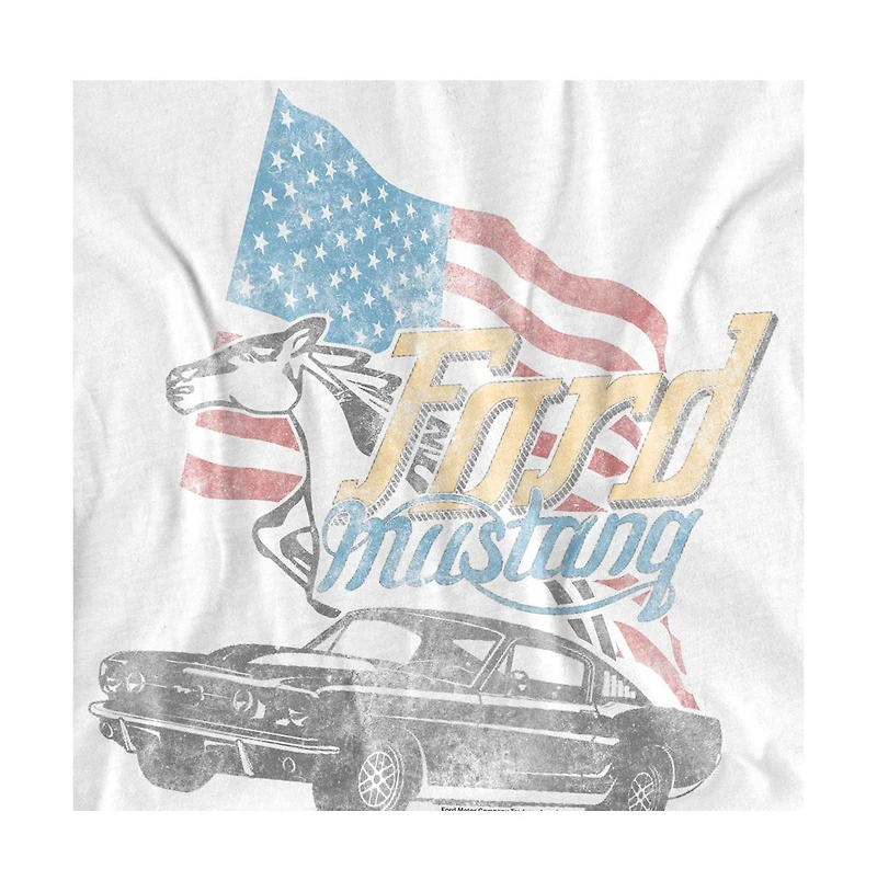 Logovision Men's Mustang Usa T-Shirt