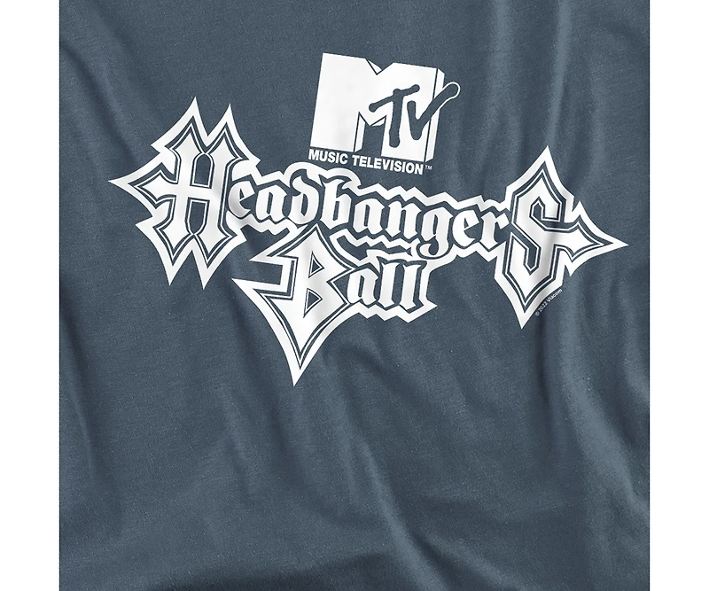 Logovision Men's Headbangers Ball Logo T-Shirt