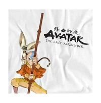 Logovision Men's Avatar The Last Airbender Aang Momo T-Shirt