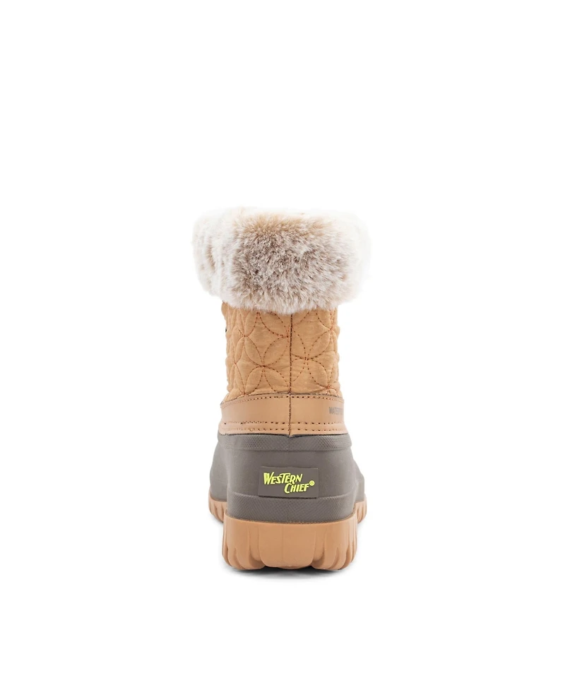 Western Chief Womens Polar Faux Fur Ankle Cold Weather Boot