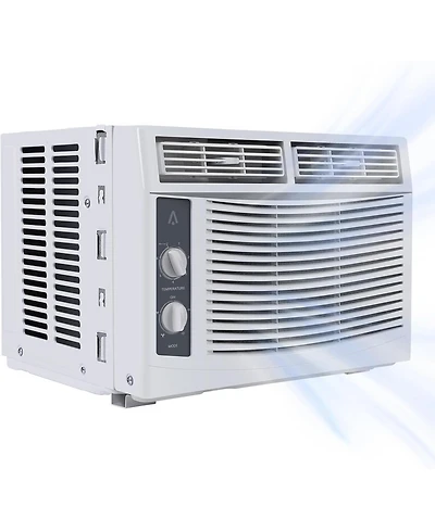 gaomon 5,000 Btu Window-Mounted Air Conditioner - Mechanical Controls, Temperature Control, Perfect for Small Bedrooms, Living Rooms, Home Offices