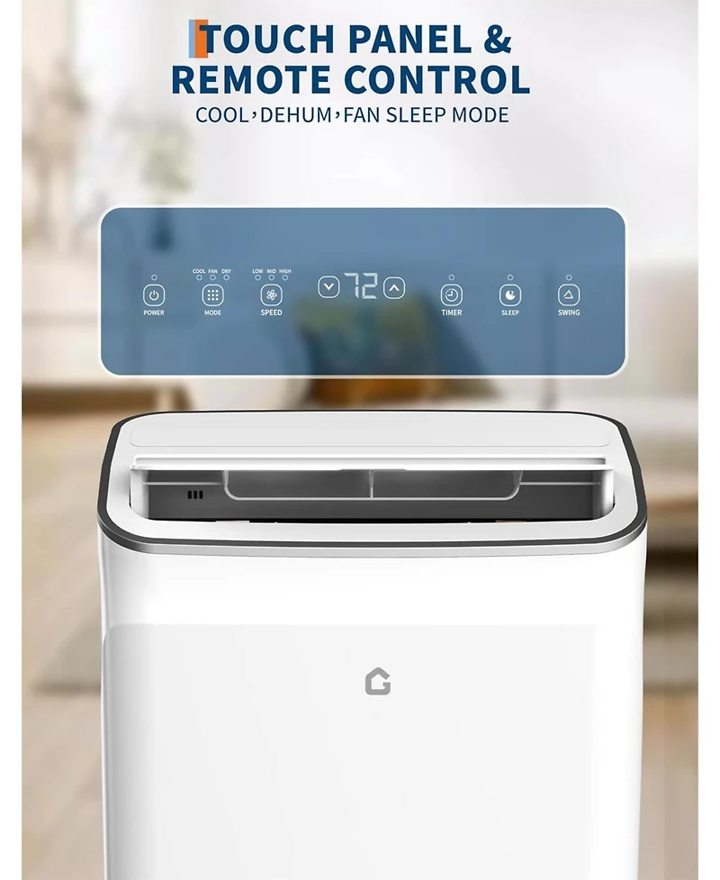 Gaomon 12,000 Btu 3-in-1 Portable Air Conditioner