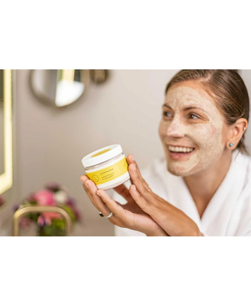 Lizush Natural Clay Exfoliating Facial Mask