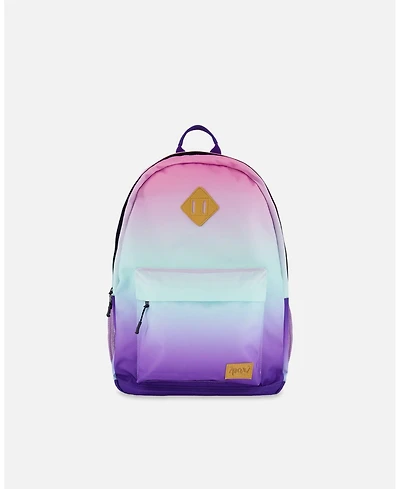 Deux par Deux Girl Kids Backpack Purple Gradient - Toddler|Child
