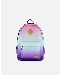 Deux par Deux Girl Kids Backpack Purple Gradient - Toddler|Child