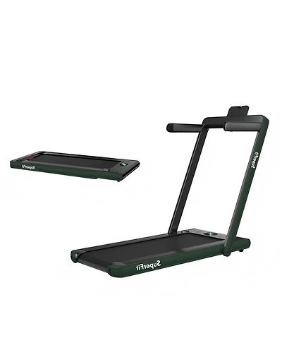 2.25HP 2-in-1 Folding Treadmill with App Control, Speaker, and Remote