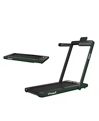 2.25HP 2-in-1 Folding Treadmill with App Control, Speaker, and Remote