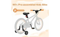 18 Inch Kids Sport Bicycle for Ages 4-8 with Adjustable Seat