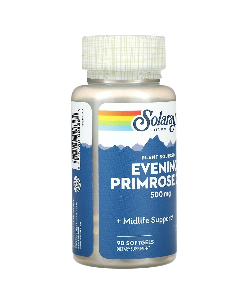 Solaray Plant Sourced Evening Primrose Oil 500 mg