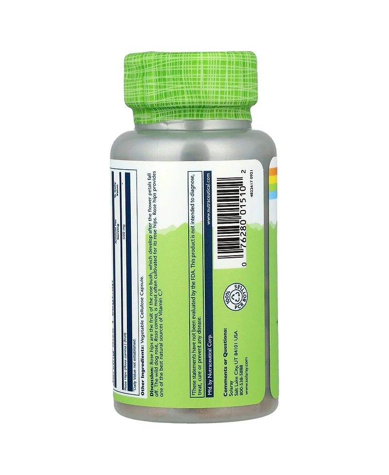 Solaray True Herbs Rose Hips 550 mg