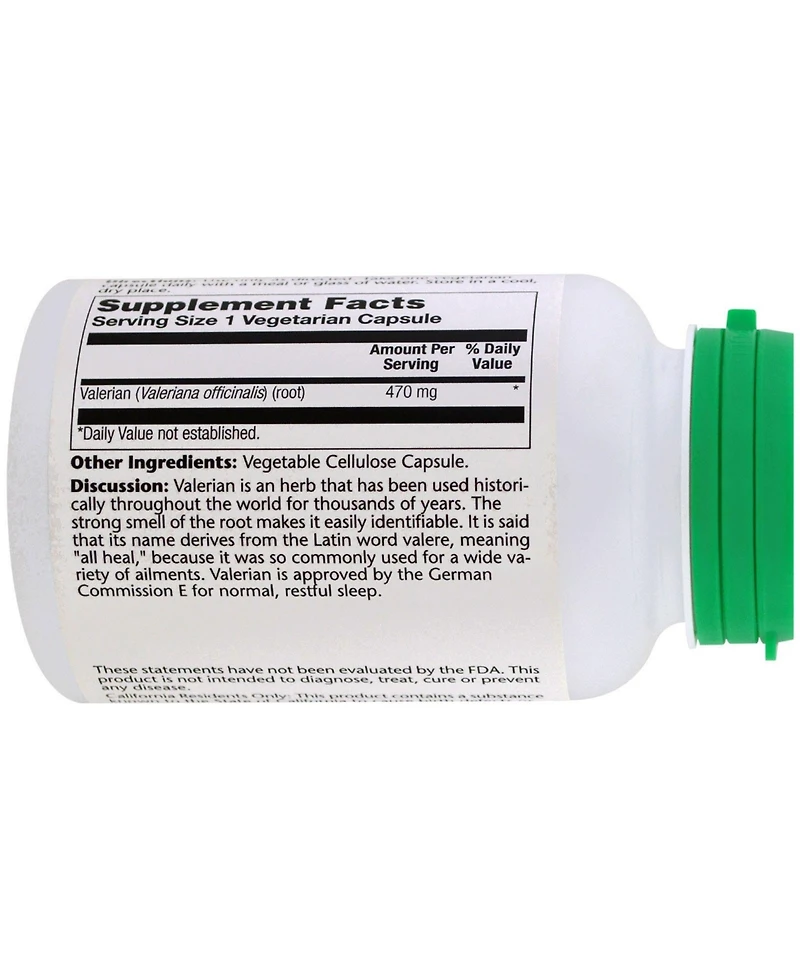 Solaray True Herbs Valerian 470 mg