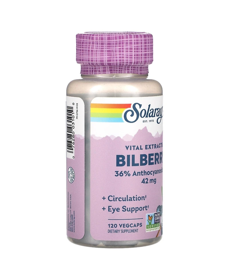 Solaray Vital Extracts Bilberry mg