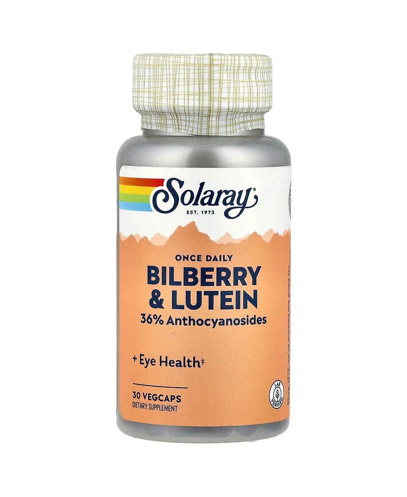 Solaray Once Daily Bilberry & Lutein