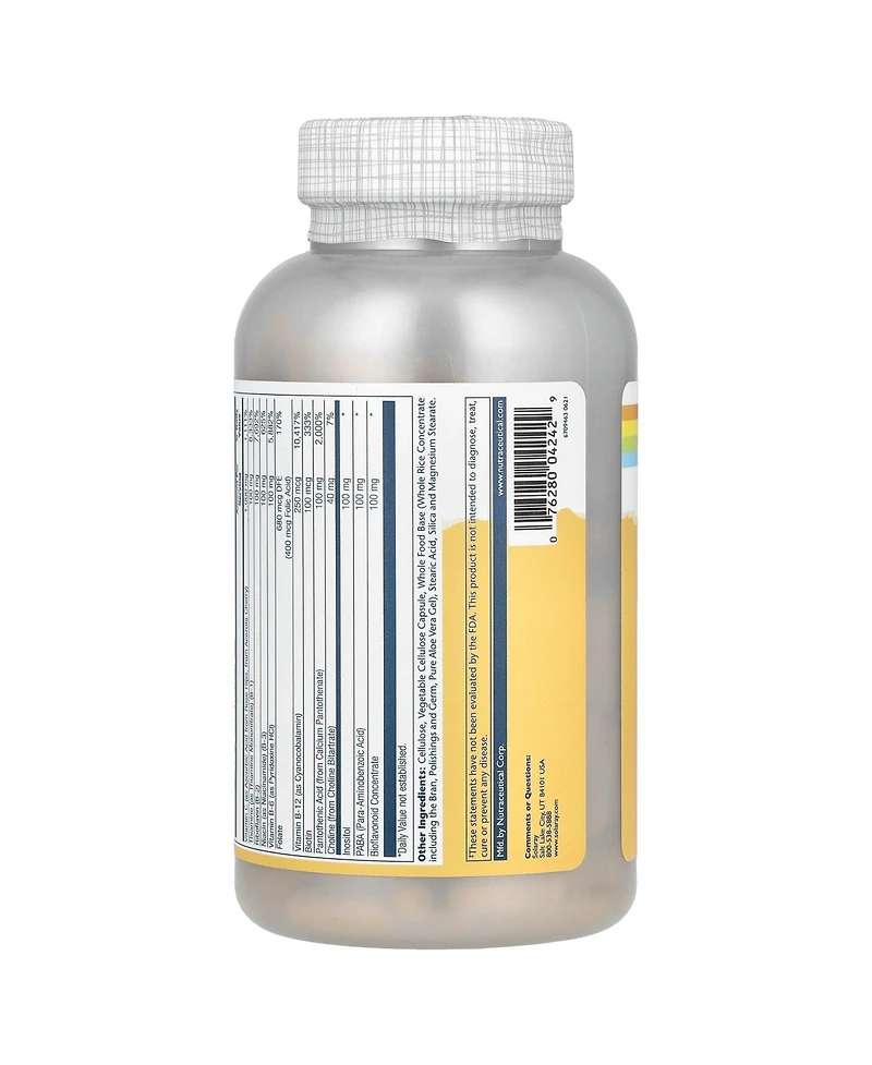 Solaray Mega Vitamin B-Stress Timed-Release - 240 VegCaps