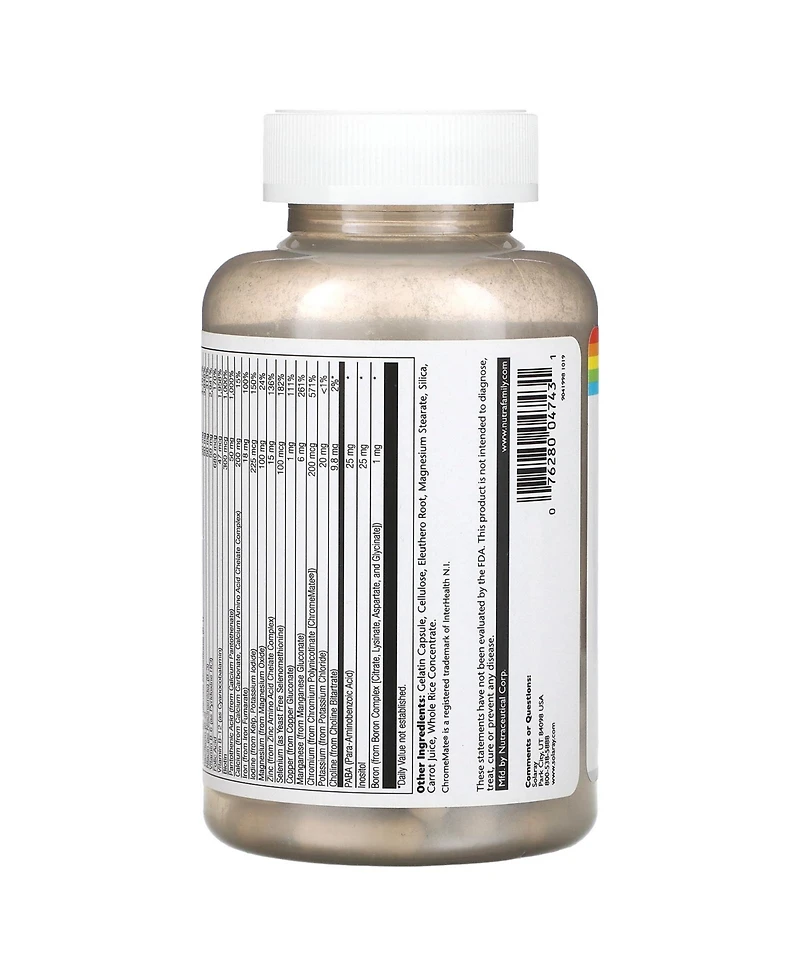 Solaray Twice Daily Multi Energy Multivitamin - 120 Capsules