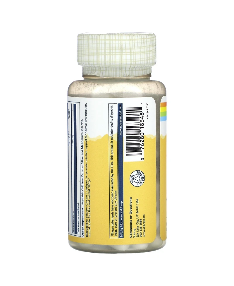 Solaray Glycine 1 000 mg