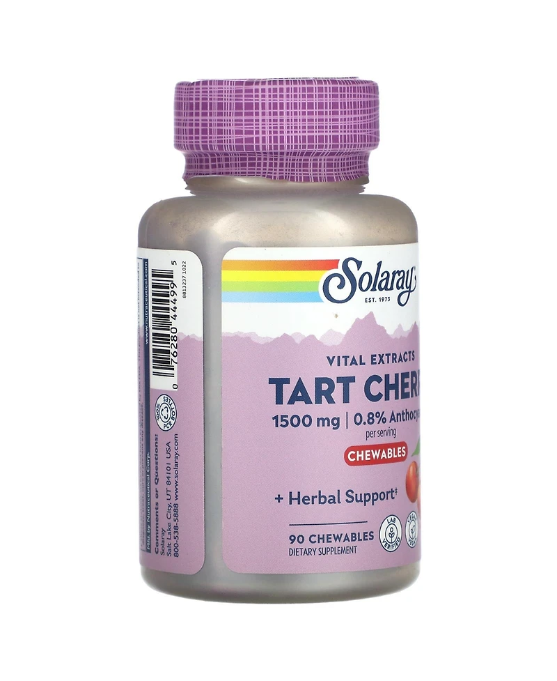 Solaray Vital Extracts Tart Cherry Natural Cherry 1 500 mg