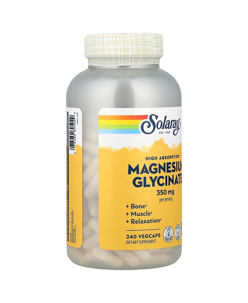 Solaray Magnesium Glycinate High Absorption