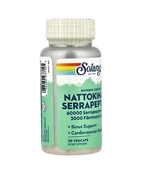 Solaray Nattokinase Serrapeptase Enteric Coated - 30 VegCaps