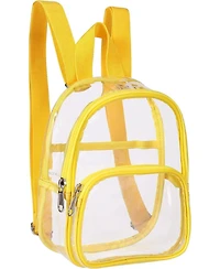 Clear Mini Backpack Stadium Approved for Little Boys & Girls, Transparent Backpack for Concert, Festival, Sport Events
