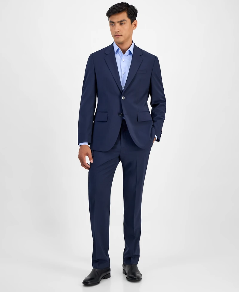 Hugo by Boss Men's Modern-Fit Solid Wool-Blend Suit Separate Jacket