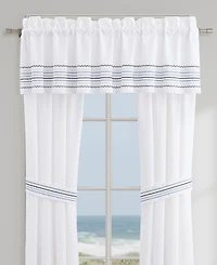 J Queen New York Bayside Window Straight Valance, 18" x 88"