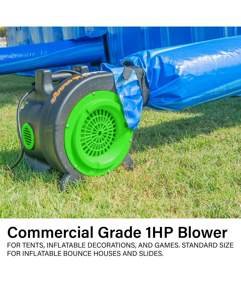 JumpOrange 1 Hp Green Inflatable Blower
