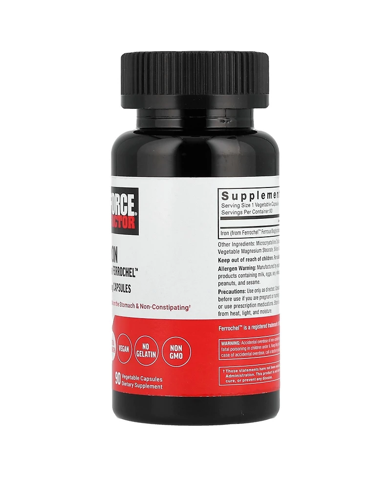 Force Factor Iron with Ferrochel 36 mg