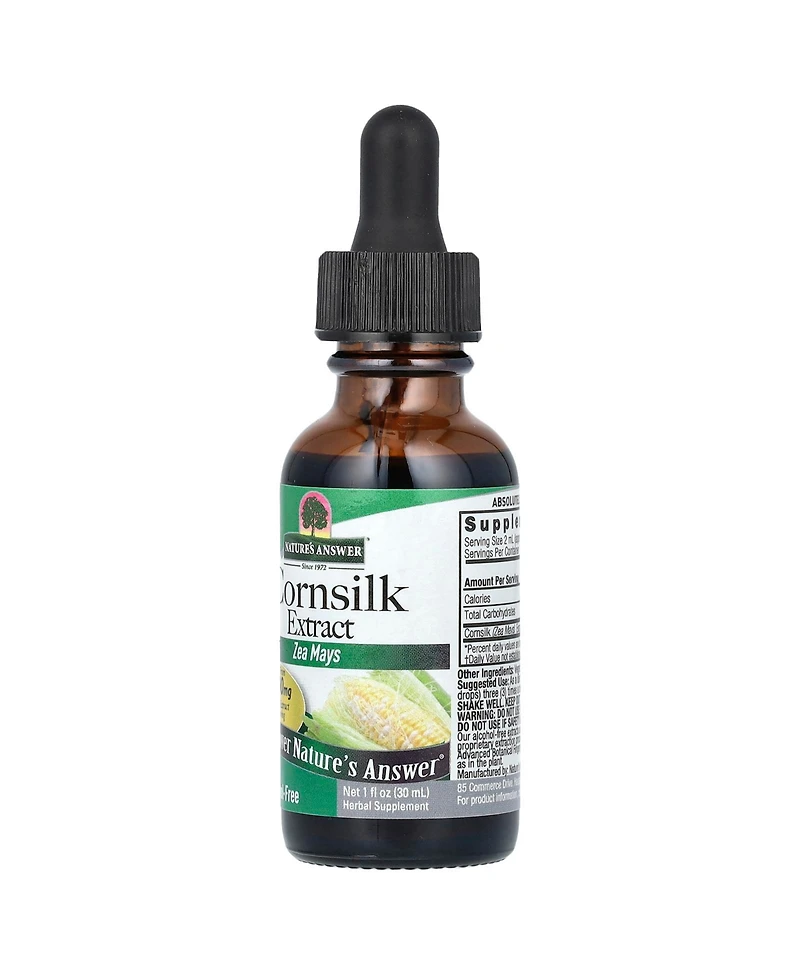 Nature's Answer Cornsilk Extract Alcohol-Free 2 000 mg - 1 fl oz (30 ml)