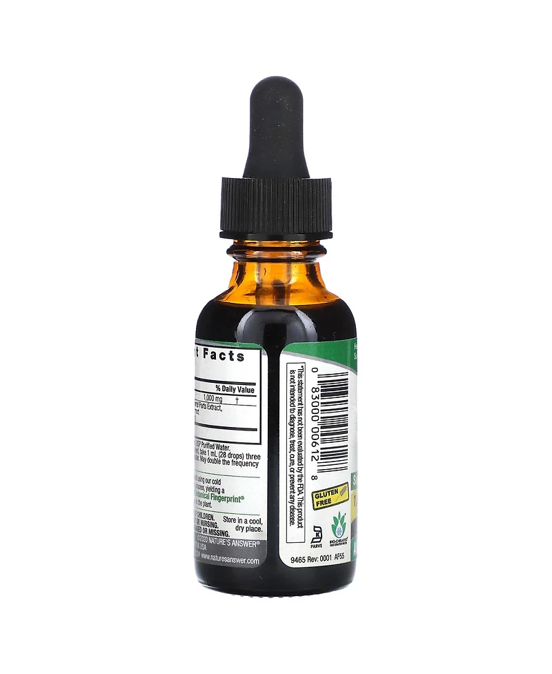 Nature's Answer Echinacea Root Fluid Extract Alcohol-Free 1 000 mg